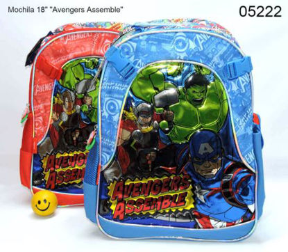 Imagen de MOCHILA 18" AVENGERS DIBUJO METALIZADO 9.24